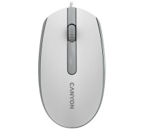 CANYON mouse M-10 Wired White Grey | CNE-CMS10WG | 5291485015121