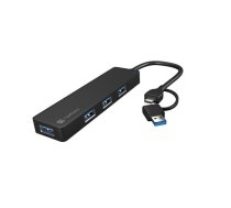 Natec USB 3.0 HUB, Mayfly, 4-Port, Black | Natec | USB 3.0 HUB, Mayfly, 4-Port | Moth NHU-1342 | Black | 0.15 m | NHU-2023 | 5901969438888