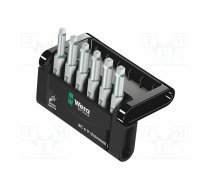 Tools set: screwdriver bits; plastic box; square; 1/4"; 6pcs. | WERA.05056478001 | 05056478001