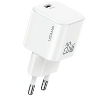 USAMS tīkla lādētājs JO sērija CC260 | 20W | USB-C | ar USB-C/Lightning vadu 1m komplektā balts | USA001628 | 6958444994925 | AZUSATLUSA01628