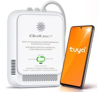 Qoltec 52654 2in1 natural gas and carbon monoxide (CO) leak detector | CH4 | CO | NG | Tuya | Wi-Fi | 85dB alarm | LED | 52654 | 5901878526546 | INDQOCCZU0005