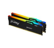 Operatyvinė atmintis Kingston Fury Beast 16GB (2x8GB) DDR5 6000MHz CL30 RGB, juoda | KF560C30BBEAK2-16 | 740617342840 | 47236861