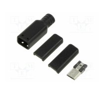 Connector: USB B micro; plug; male; straight | 80172 | 80172