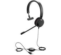 JABRA Evolve 20 SE, Mono UC, USB C/A adapter, Leather | 4993-829-469 | 5706991034288