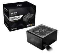 Asrock PRO-750G StrГёmforsyning 750Watt 80+ Gold Sort | 90-UXR075-GNEAA2 | 4711581491366