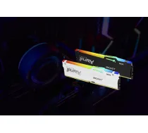 Kingston Technology FURY Beast 128GB 5600MT/s DDR5 CL40 DIMM (Kit of 4) White RGB XMP | KF556C40BWAK4-128 | 740617335071 | PAMKINDR50189
