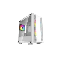 Deepcool ARGB Micro-ATX CASE CC360 White Mini-ITX / Micro-ATX 4 Power supply included No 1x USB3.0 1x USB2.0 1x Audio ABS+SPCC+Tempe | R-CC360-WHAPM3-G-1 | 6933412774945