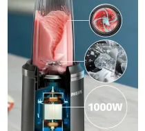 PHILIPS 5000 Series blenderis, 1000W, melns (kompl. 3 krūzes) | HR2767/00 | 8720389032547