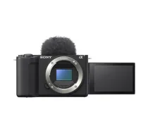 Vlog kamera Sony ZV-E10 II — 26 MP CMOS, 4K 3840×2160, 16-50mm objektīvs, melna, 0.292 kg | ZVE10M2KB.CEC | 4548736161023 | ZVE10M2KB