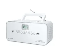 Muse | M-28RDW | Portable radio CD/MP3 Player with USB | White | M-28RDW | 3700460202927