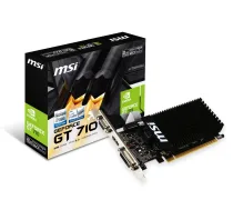 MSI GeForce GT710 2GB DDR3 LP Videokarte | V809-2000R | 4719072448233