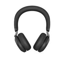 Jabra Evolve2 75 MS Stereo USB-A - wireless over-ear headphones, black | 27599-999-999 | 5706991024302 | AKGJABSBL0043