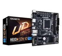 Gigabyte H610M S2H V2 MДЃtesplate Intel H610 / Socket LGA 1700 / Micro ATX / DDR4 / PCIe 4.0 | H610M S2H V2 | 4719331859817 | PL-S1700-GA-212