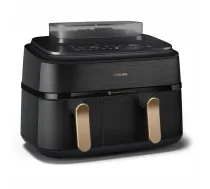 PHILIPS karstā gaisa katls ar diviem groziem un tvaika funkciju, 2750W, 9L | NA552/00 | 8720389049286 | AGDM-FRY-PHI-091