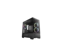 DeepCool CG380U Mid-Tower Case, Tempered Glass, 3x 120mm ARGB Fans, Black | R-CG380U-BKAGM3-G | 6933412765684