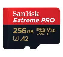 SD MicroSD Card 256GB SanDisk Extreme Pro SDXC inkl. Adapt | SDSQXCD-256G-GN6MA | 0619659188542 | WLONONWCRIO77