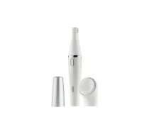 Braun Face Facial Epilator and Brush | SE810 | Number of power levels 1 | Wet & Dry | White/Silver | SE810 | 8006530193658