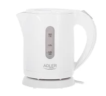 Adler | Kettle | AD 1371w | Electric | 850 W | 0.8 L | Stainless steel/Polypropylene | 360° rotational base | White | AD 1371 white | 5903887809207