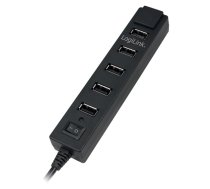 7-Ports Hub USB 2.0 with on / off switch | NULLIUA0124  | 4052792006889 | UA0124