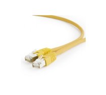 Patch cord Cat.6A S/FTP LSZH 0.25m yellow | PP6A-LSZHCU-Y-0.25M | 8716309098625 | AKGEMKSP6000037