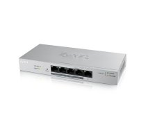 Zyxel GS1200-5HP v2 pārvaldāms Gigabit Ethernet (10/100/1000) PoE slēdzis, pelēks | GS1200-5HPV2-EU0101F | 4718937598717 | GS1200-5HPV2-EU0101F