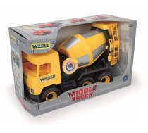 Middle Truck Concrete mixer yellow 38 cm | WNWDRB0CC032124  | 5900694321243 | 32124