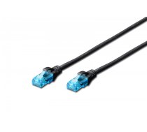 CAT 5e U-UTP patch cable 10m black | AKASSKSP5000052  | 4016032318477 | DK-1512-100/BL