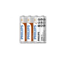 Battery PHILIPS AAA LR03 LONGLIFE 4pcs Power Alkaline | AZPHIUB3R03L4F0  | 8712581549619 | Phil-R03L4F/10