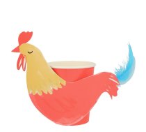 Meri Meri Party Cups On the Farm Rooster (J1MEIO0UC003141) | J1MEIO0UC003141  | 636997258645 | M203141