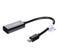 Lanberg AD-0005-BK video cable adapter 0.2 m Mini DisplayPort HDMI Type A (Standard) Black | AD-0005-BK  | 5901969408683 | KBALAEADA0005