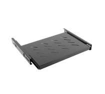 Fixed Rack Shelf 1U 19inch. 465x350mm black | NULAGR000000010  | 5901969403633 | AK-1006-B