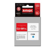 Activejet ACC-581CNX Ink cartridge (replacement for Canon CLI-581XLC; Supreme; 11,70 ml; cyan) | ACC-581CNX  | 5901443110576 | EXPACJACA0157