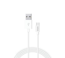 Savio CL-125 USB cable USB 2.0 1 m USB A USB C White | CL-125 | 5901986044581 | KBASAVUSB0004