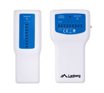Lanberg NT-0402 network cable tester PoE tester Blue, White | NT-0402 | 5901969418262 | NRZLAETES0003