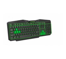 Esperanza EGK201G Green Spēļu klaviatūra ar apgaismojumu ENG | EGK201G  | 5901299938461 | PERESPKLA0054