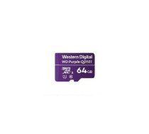 WD Purple 64GB SC QD101 microSD | WDD064G1P0C-85AEL0 | 718037874975 | 85235190