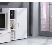 Cama bookcase SAMBA white/white gloss | SAMBA 3 BI/BI  | 5903815003523 | RGACMMDRE0048