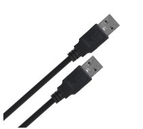 Lanberg CA-USBA-20CU-0010-BK USB cable 1m 2.0 USB A Black | CA-USBA-20CU-0010-BK | 5901969427721 | KBALAEUSB0094