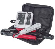 Intellinet 4-Piece Network Tool Kit, 4 Tool Network Kit Composed of LAN Tester, LSA punch down tool, Crimping Tool and Cut and Stripping tool | 780070  | 766623780070 | NRZITLNAR0005