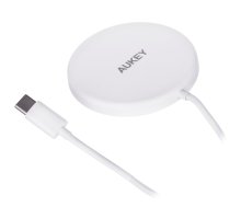 AUEKY Aircore Magnetic LC-A1 Wireless magnetic charger QI USB-C 15W White | LC-A1 WHITE  | 692041999339 | LADAUKSIC0034