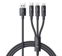 3in1 USB to USB-C | Lightning | Micro USB Cable, Mcdodo CA-5790, 3.5A, 1.2m (black) | CA-5790  | 6921002657907 | CA-5790