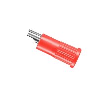 4mm banana; 16A; 30VAC; 60VDC; red; nickel plated; crimped; 7mΩ | BRBU7924LNI-RT  | BRBU 7924 L NI / RT