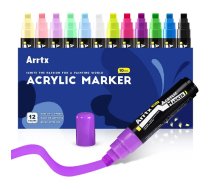 Acrylic Marker Pens ARRTX, 12 Colours | LC303274  | 6974703123790