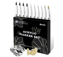 Acrylic Marker Pens ARRTX, 4 Colours, 10pcs | LC303601  | 6974703125077