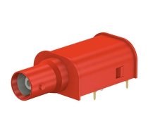 Adapter BNC; socket; red; soldered; Type: insulated | XBWB-P-22  | 67.9569-22