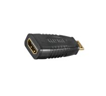 Adapter; HDMI socket,mini HDMI plug; black | HDMI-HDMI-C  | 68841