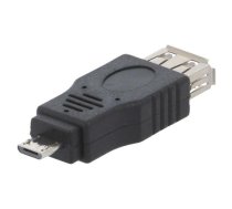 Adapter; OTG,USB 2.0; USB A socket,USB B micro plug | AK-AD-08 | AK-AD-08
