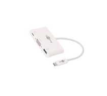 Adapter; Power Delivery (PD),USB 3.0; 0.15m; white; white; 60W | USB.C-ADAP-07  | 62100
