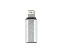Adapter Type C (female) to Lightning (male) silver | 5903396145117 | 5903396145117 | 85366990