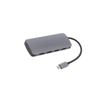 Adapter; USB 3.1; DC socket,USB A socket x4,USB C plug; 0.2m | QOLTEC-50379 | 50379